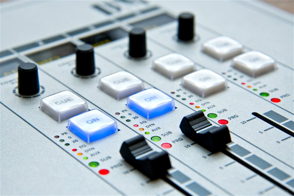 White And Black Music Mixer photo