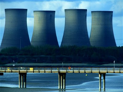 Landscape Photography Of Cooling Tower photo