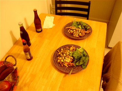 Food Tableware Table Bottle photo
