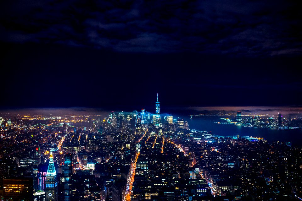 City Panorama At Night