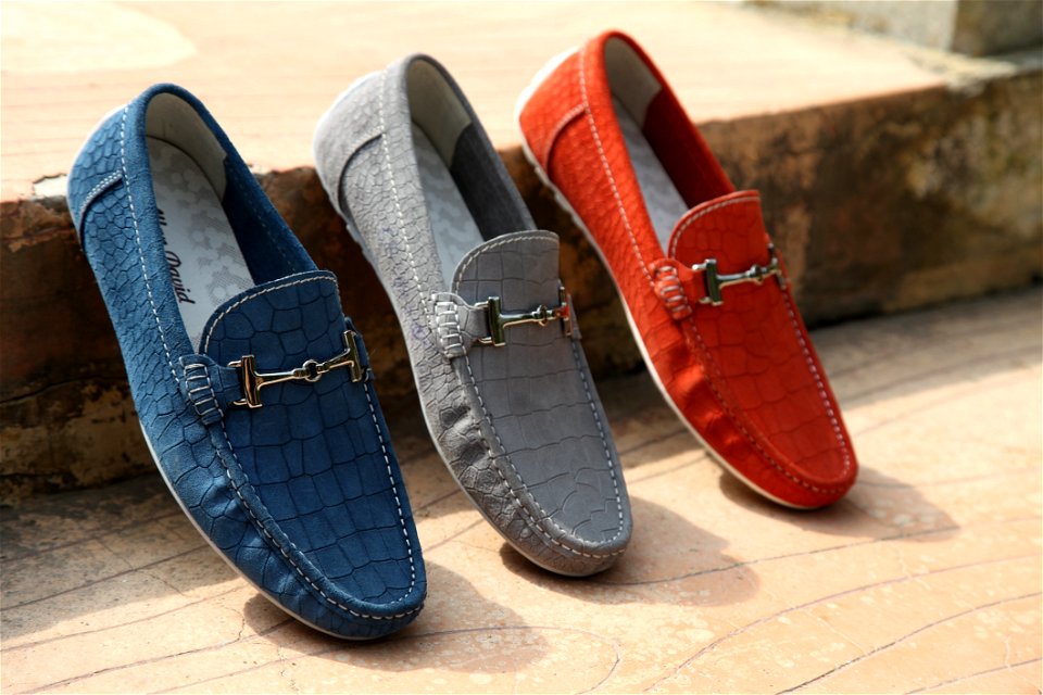 Colorful Mens Leather Shoes