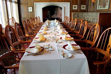 Long Table Formal Settings photo