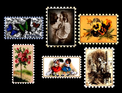 Vintage-Stamp-Collection