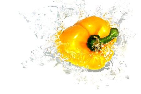 Bell Pepper In Water photo