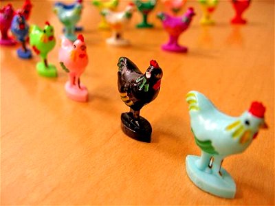 Chicken Figurines photo