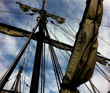 Sails On Mast photo