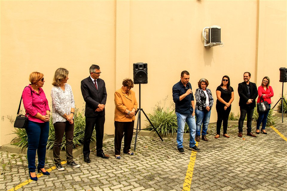 26.10.2017 - Prefeita Paula Mascarenhas noLançamento do NEP do SAMU, CURSOS DE URGÊNCIA E EMERGÊNCIA PARA TODAS AS UBS DO MEIO RURAL E descerramento de uma placa para o Instituto Educacional Dimensão