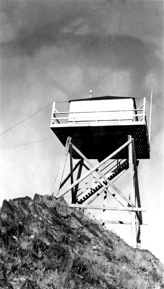 Lookout Tower, Chicken Hill, Whitman National Forest, OR 1942 photo