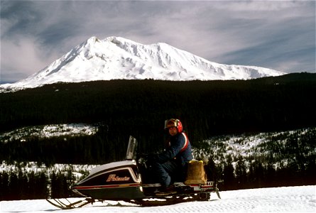 Gifford Pinchot National Forest, snowmobiling Rd 83 photo