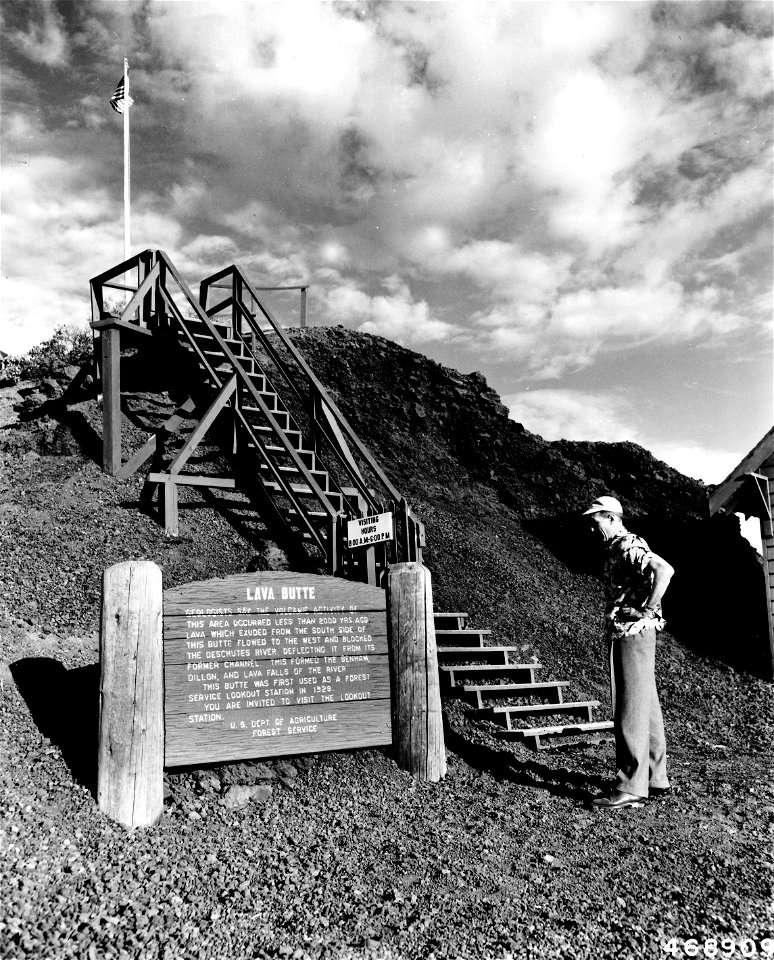 468909 Lava Butte Summit, Deschutes NF, Oregon 1957