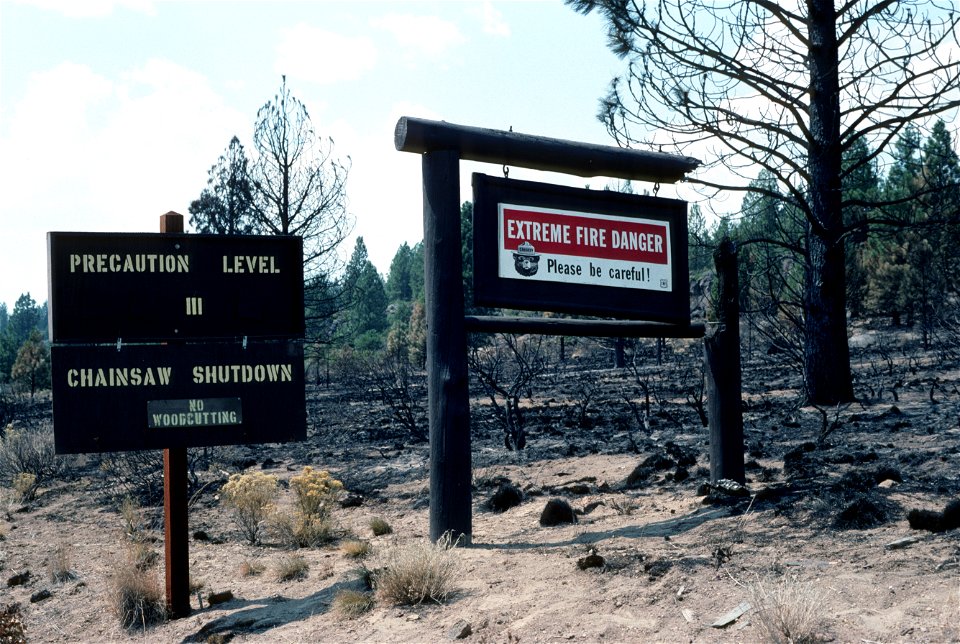 286 Deschutes National Forest, Awbrey Butte Fire