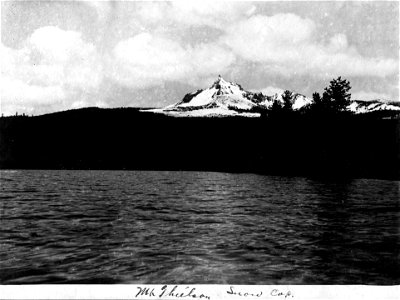 Umpqua NF - Mt. Thielson in Snow c1910