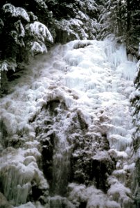 Ramona Falls in Winter, Mt Hood National Forest.jpg photo