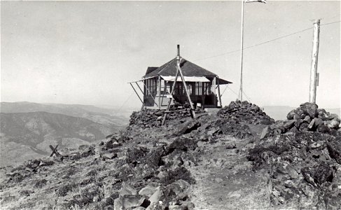 Aldrich Mountain Lookout House, Malheur National Forest, OR 1942 photo