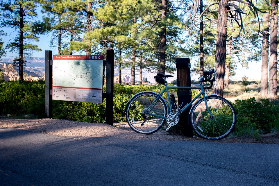 Bicycle along the Shared-use Path