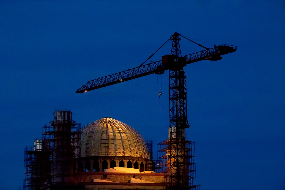 Mosque construction photo