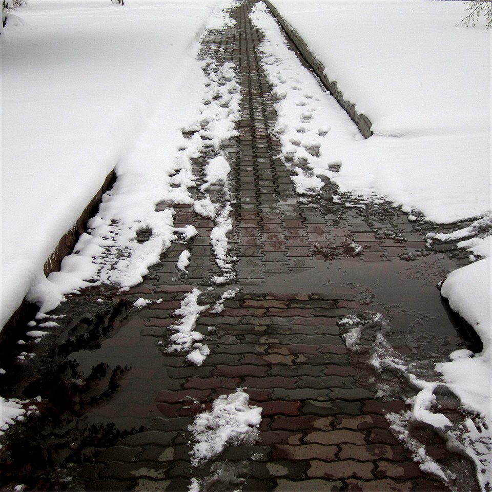 At the end of winter