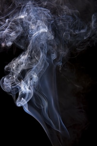 Abstract swirly smoke photo
