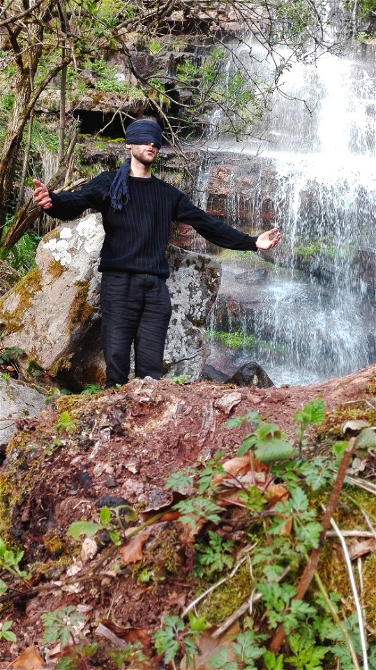 Danijel Šivinjski blindfolded at Stara Planina photo