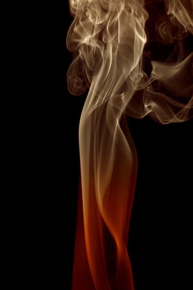 Red smooth smoke background