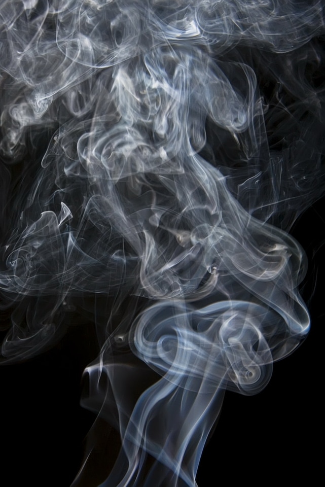 Abstract swirly smoke