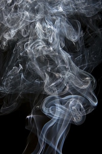Abstract swirly smoke