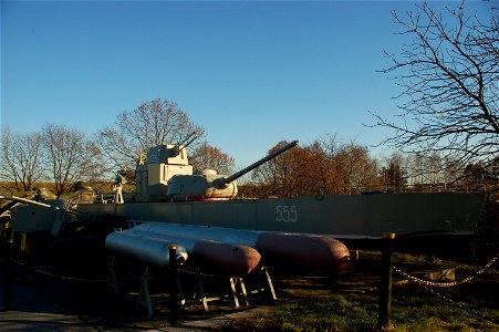 The National Museum of the History of the Great Patriotic War (Second World War)

A submarine and some torpedos at the exhibition of soviet weaponry at the National Museum of the History of the Great 