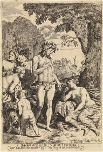 IdentificatieTitel(s): Bacchus troost AriadneBacho Veniente tollitur tristitia (titel op object)Objecttype: prent Objectnummer: RP-P-1878-A-1043Catalogusreferentie: Hollstein Dutch 1Opschriften / Merk photo