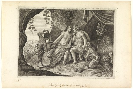 IdentificatieTitel(s): Huwelijk van Bacchus en AriadneMetamorfosen van Ovidius (serietitel)Objecttype: prent Objectnummer: RP-P-2014-34-48Opschriften / Merken: nummer, handgeschreven: ‘48’annotatie, h