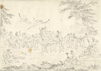 IdentificatieTitel(s): Triomf van Bacchus en AriadneHet leven der Bacchanten (serietitel)Objecttype: prent Serienummer: 9/12Objectnummer: RP-P-1880-A-4058Opschriften / Merken: verzamelaarsmerk, verso,