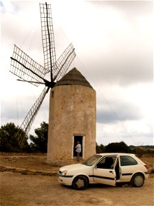Molí vell de la Mola, wind wheat mill