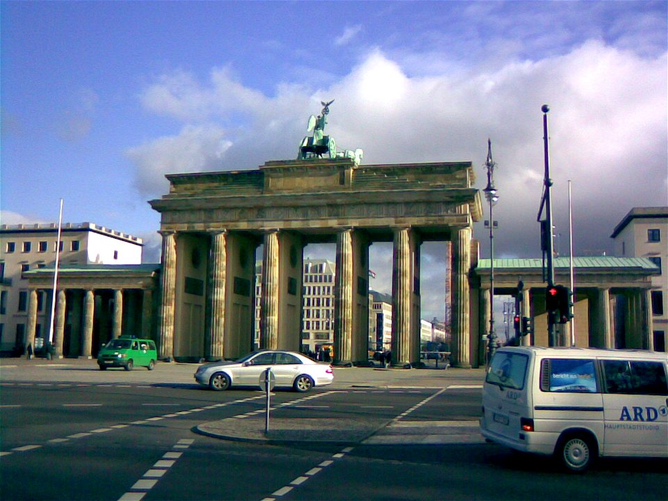 Brandenburg Tor Berlin ianuarie 2007