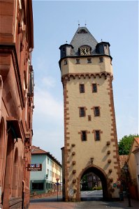 Würzburg tower (built around 1400) in Miltenberg