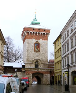 Florian Gate in Kraków photo