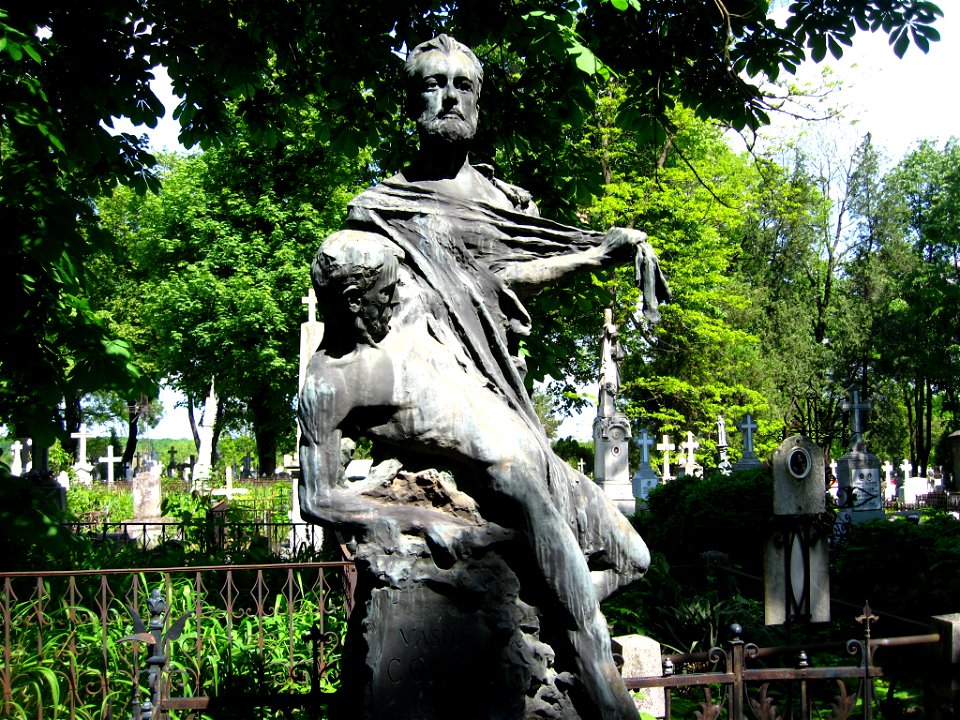 Vasile Conta's grave, Iaşi, Romania