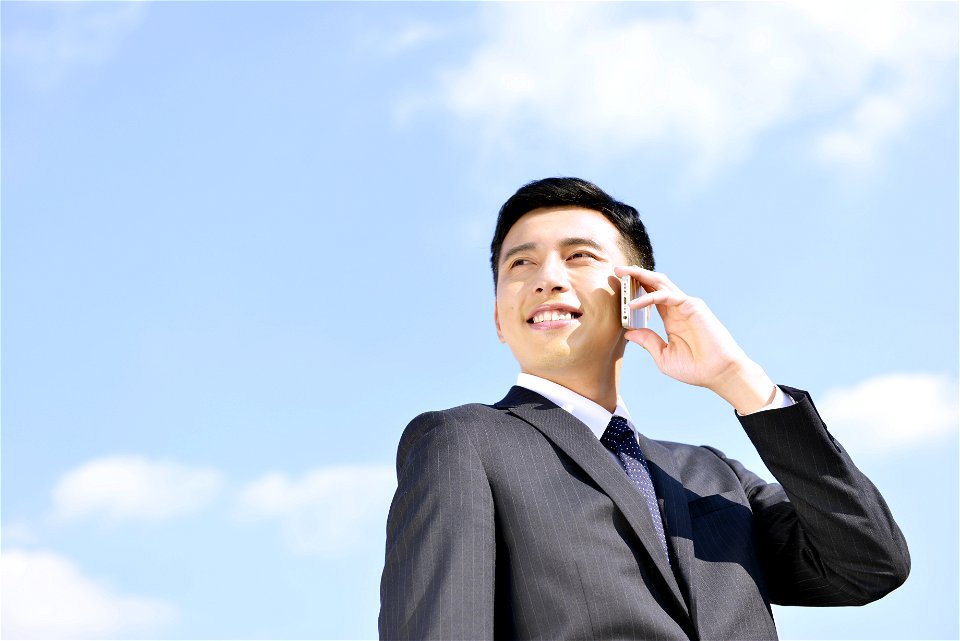 Businessman Mobile Phone