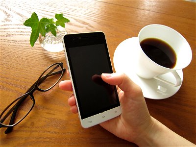 Smartphone Coffee photo