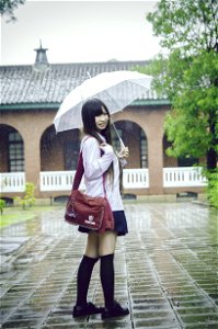 Female Student Umbrella