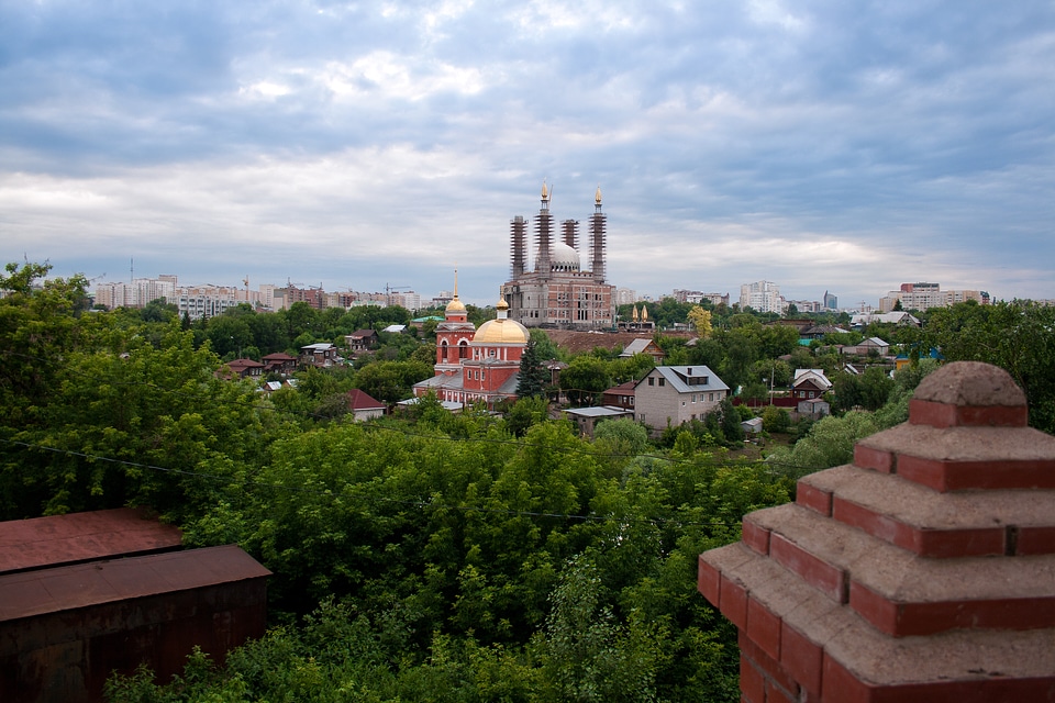 Mosque and church