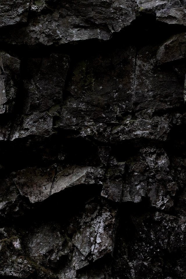 Dark Jagged Rock Texture photo