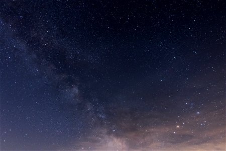 Glowing Stars and the Milky Way photo