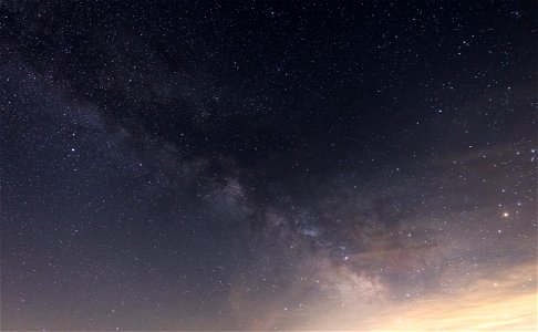 Milky Way Glowing Clouds photo