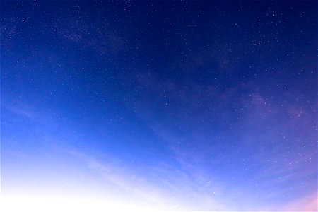 Blue Hour Milky Way photo
