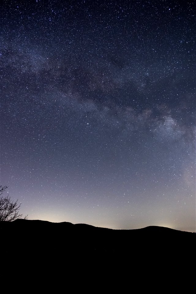 Beautiful Milky Way Mountain