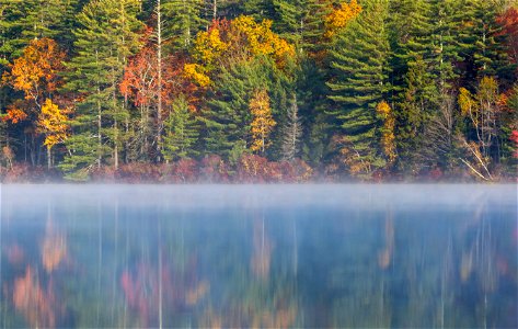 Autumn Lake Reflection photo