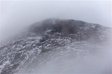 Misty Winter Mountains photo