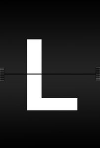 Journal font airport scoreboard