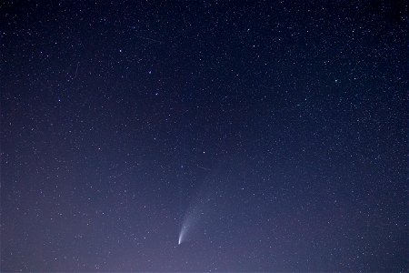 Comet Neowise Night Sky