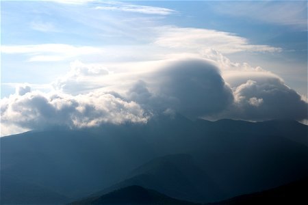 Clouds Covering the Mountains photo