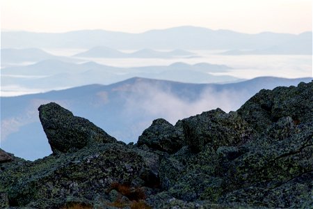 Lower Mountains and Fog photo